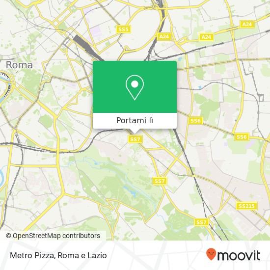 Mappa Metro Pizza