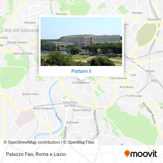 Mappa Palazzo Fao