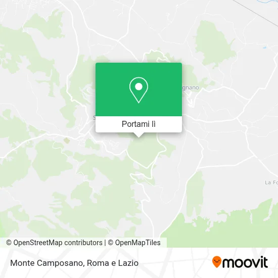 Mappa Monte Camposano