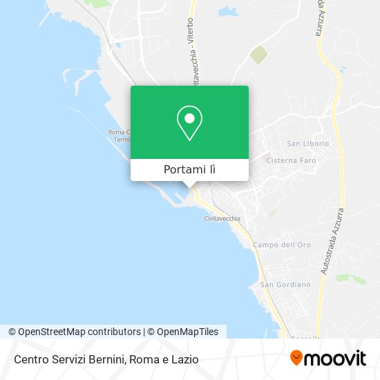 Mappa Centro Servizi Bernini