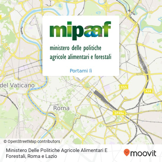 Mappa Ministero Delle Politiche Agricole Alimentari E Forestali