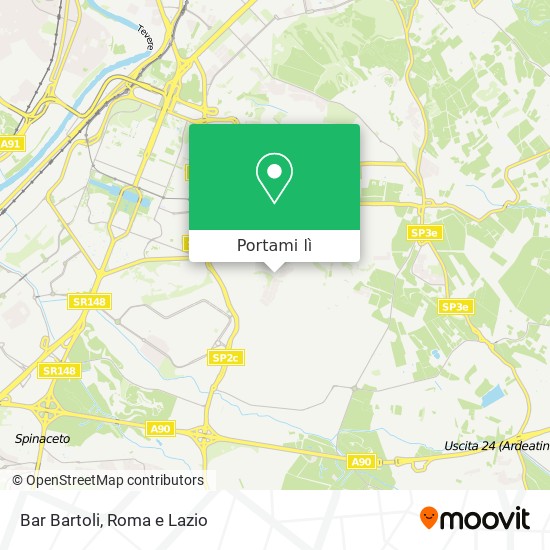 Mappa Bar Bartoli