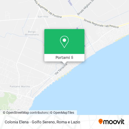 Mappa Colonia Elena - Golfo Sereno