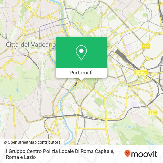 Mappa I Gruppo Centro Polizia Locale Di Roma Capitale