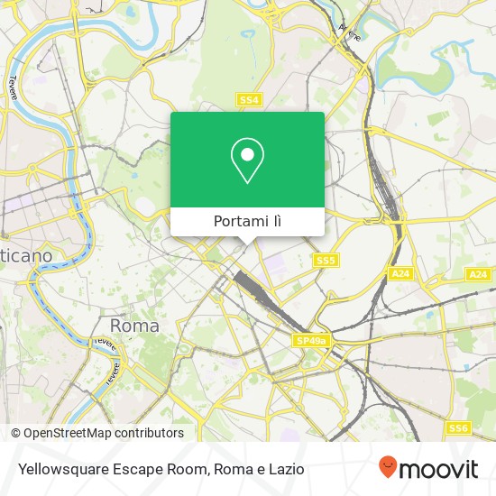 Mappa Yellowsquare Escape Room