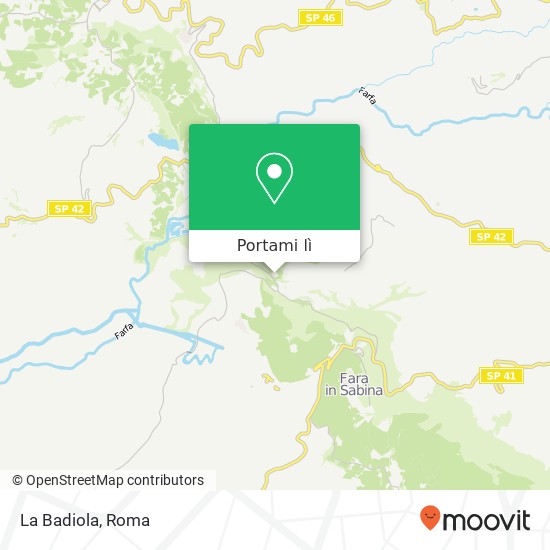 Mappa La Badiola