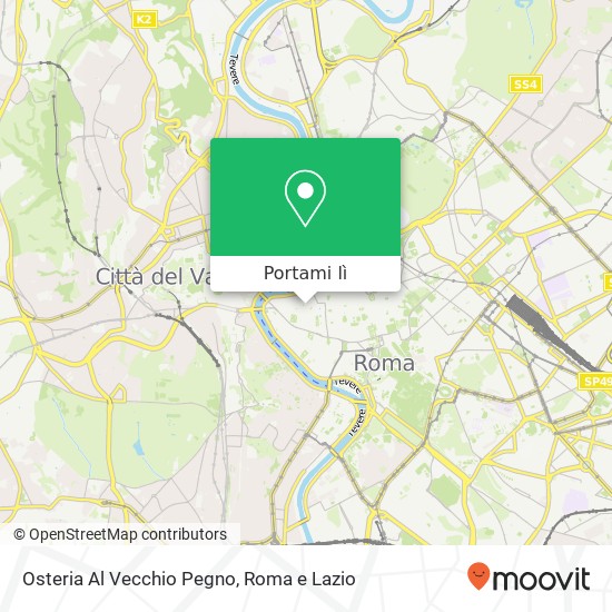 Mappa Osteria Al Vecchio Pegno