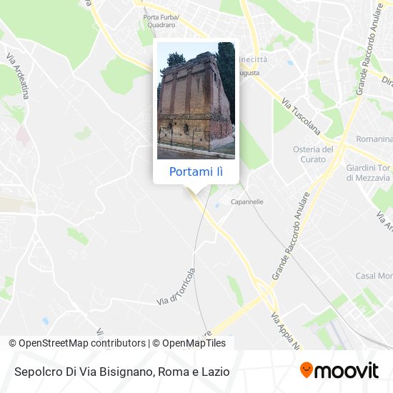 Mappa Sepolcro Di Via Bisignano