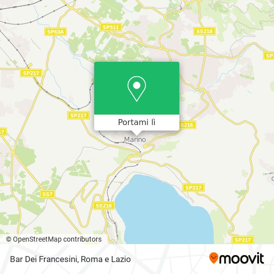 Mappa Bar Dei Francesini