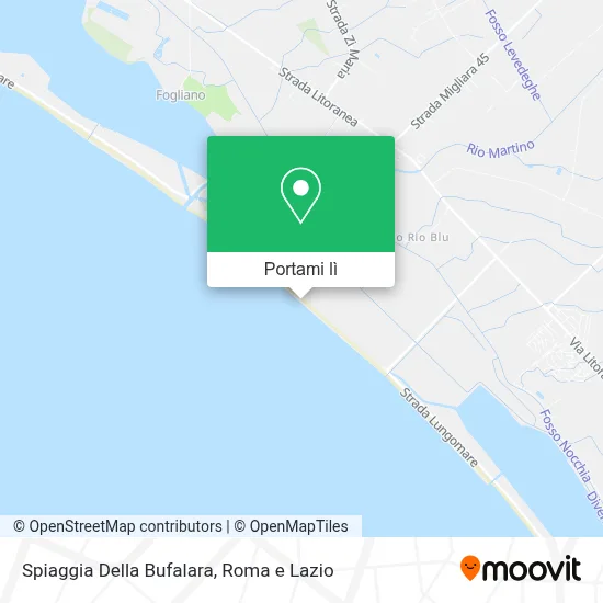 Mappa Spiaggia Della Bufalara