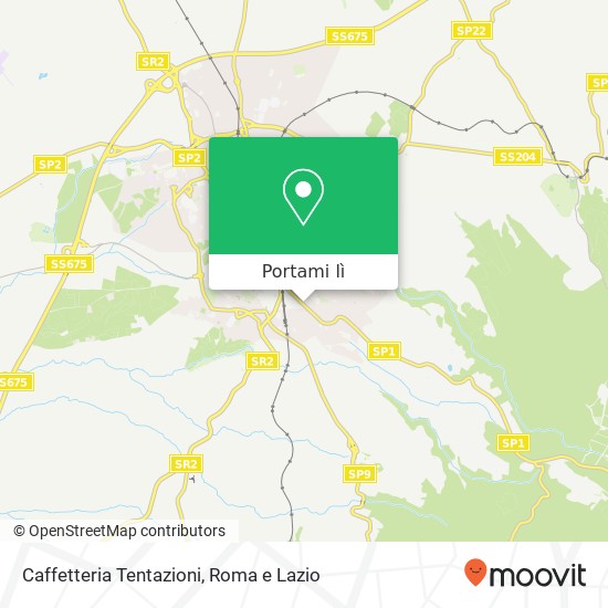 Mappa Caffetteria Tentazioni