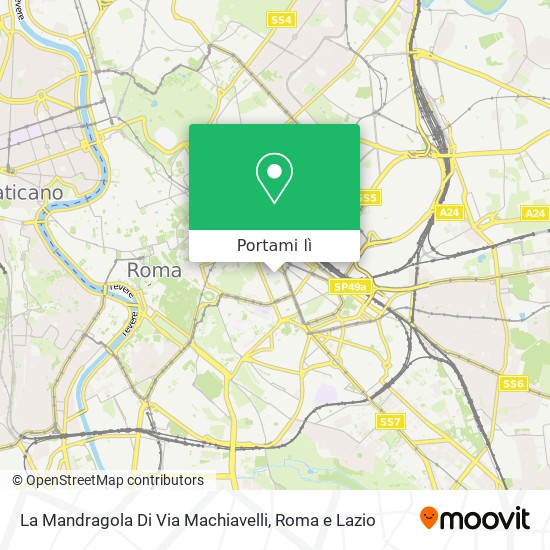Mappa La Mandragola Di Via Machiavelli