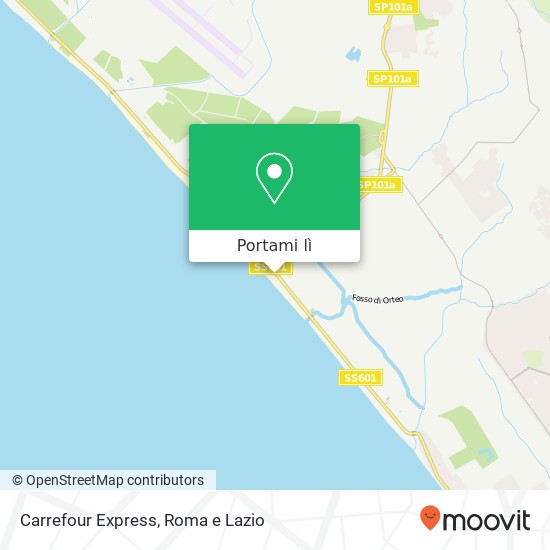 Mappa Carrefour Express