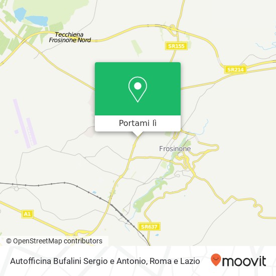 Mappa Autofficina Bufalini Sergio e Antonio