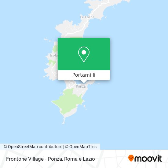 Mappa Frontone Village - Ponza