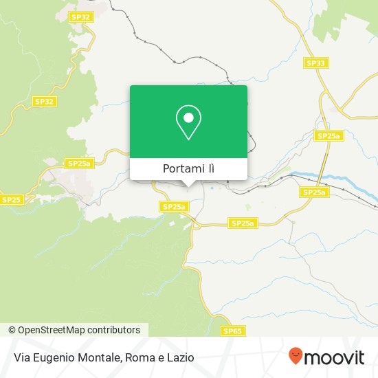 Mappa Via Eugenio Montale