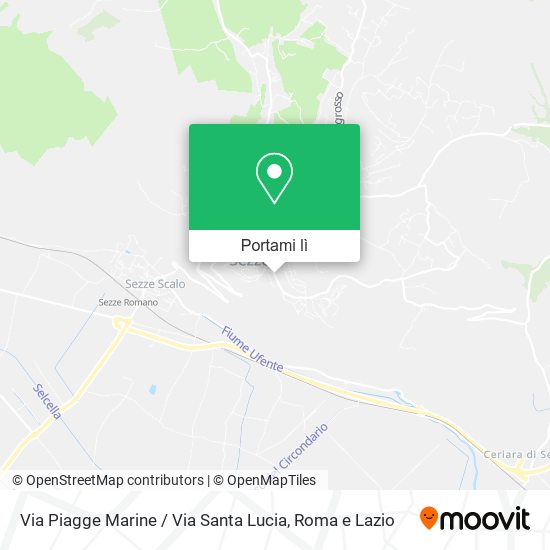 Mappa Via Piagge Marine / Via Santa Lucia