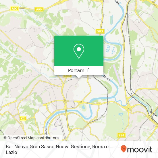 Mappa Bar Nuovo Gran Sasso Nuova Gestione