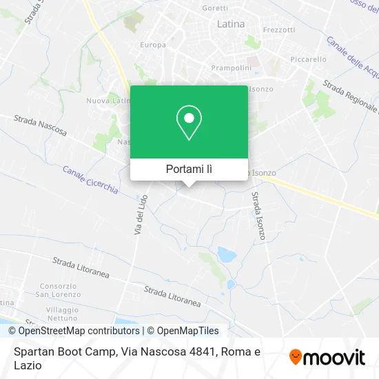 Mappa Spartan Boot Camp, Via Nascosa 4841