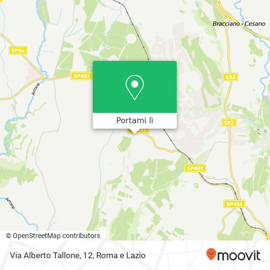 Mappa Via Alberto Tallone, 12