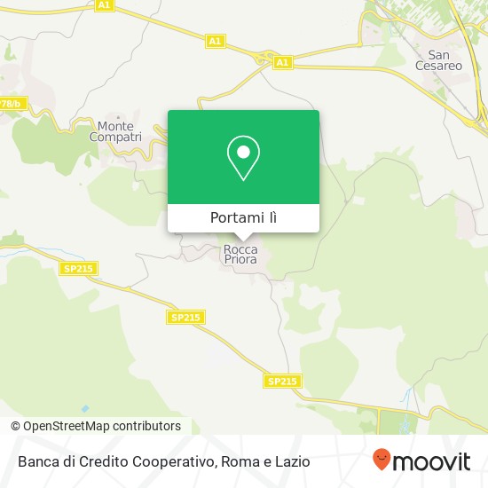 Mappa Banca di Credito Cooperativo