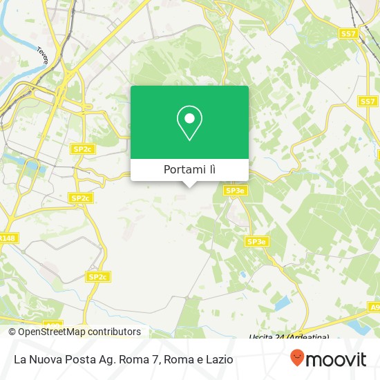 Mappa La Nuova Posta Ag. Roma 7