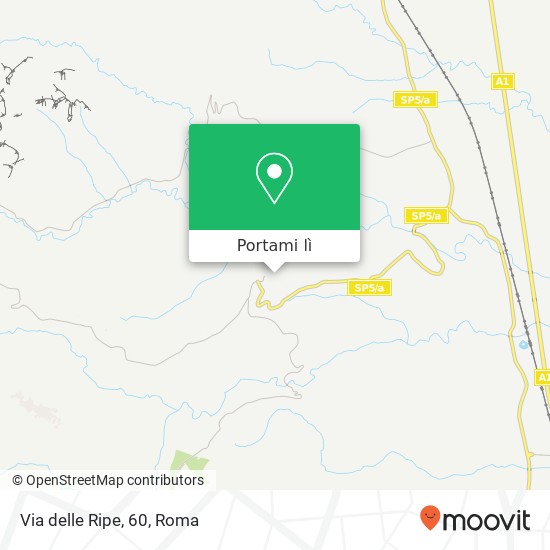 Mappa Via delle Ripe, 60