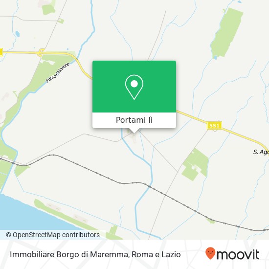 Mappa Immobiliare Borgo di Maremma