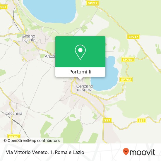 Mappa Via Vittorio Veneto, 1