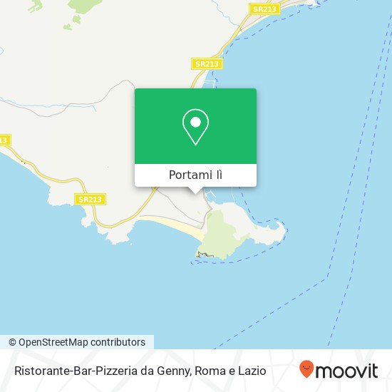 Mappa Ristorante-Bar-Pizzeria da Genny