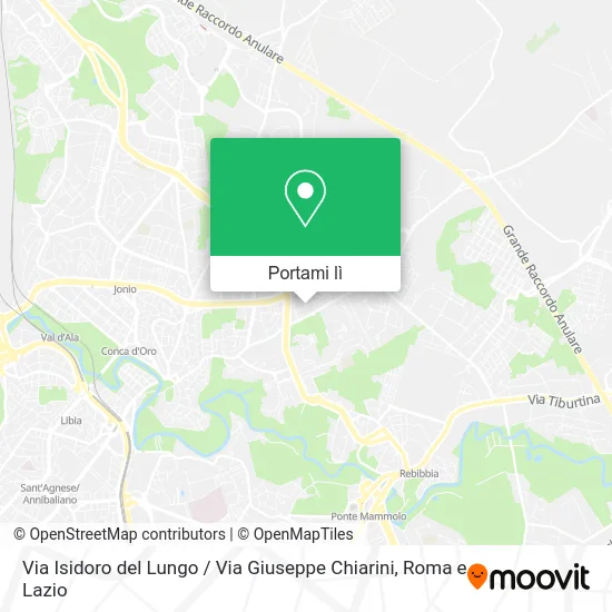 Mappa Via Isidoro del Lungo / Via Giuseppe Chiarini