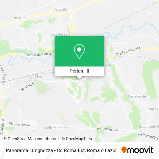Mappa Panorama Lunghezza - Cc Roma Est