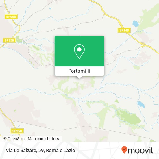 Mappa Via Le Salzare, 59