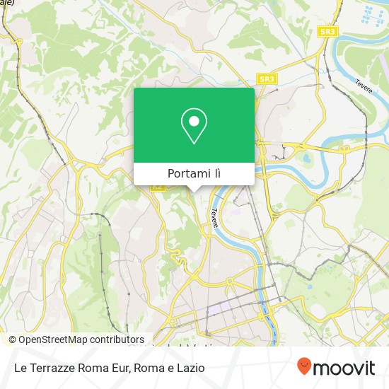 Mappa Le Terrazze Roma Eur