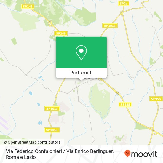 Mappa Via Federico Confalonieri / Via Enrico Berlinguer