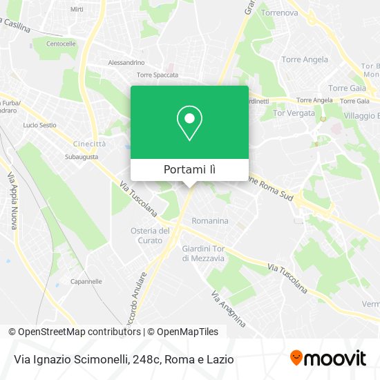 Mappa Via Ignazio Scimonelli, 248c