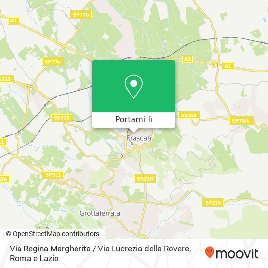 Mappa Via Regina Margherita / Via Lucrezia della Rovere