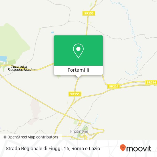 Mappa Strada Regionale di Fiuggi, 15