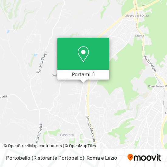 Mappa Portobello (Ristorante Portobello)