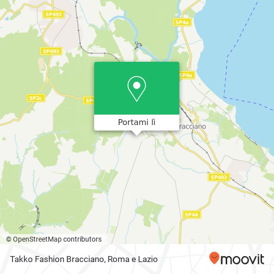 Mappa Takko Fashion Bracciano