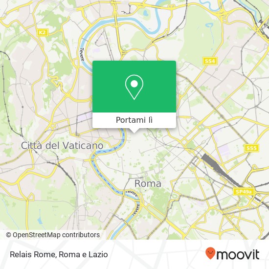 Mappa Relais Rome