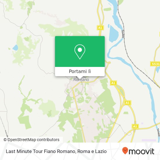 Mappa Last Minute Tour Fiano Romano