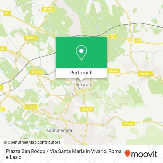 Mappa Piazza San Rocco / Via Santa Maria in Vivario