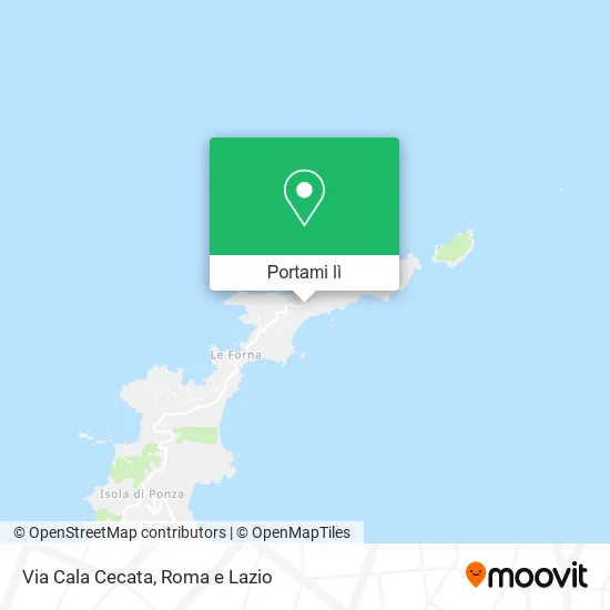 Mappa Via Cala Cecata