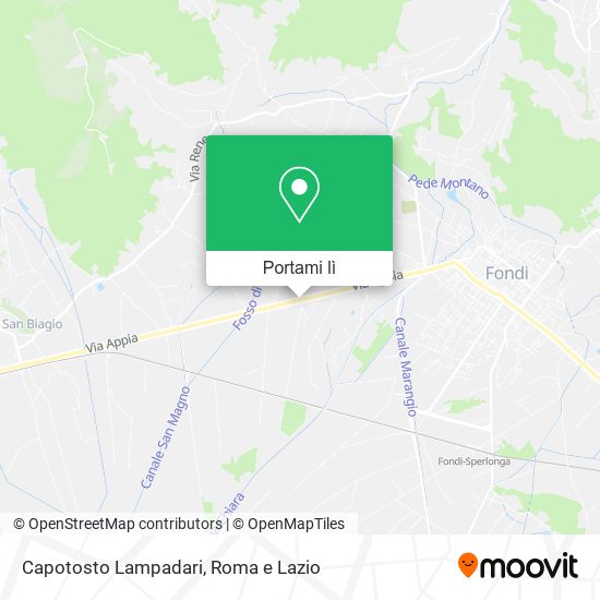 Mappa Capotosto Lampadari