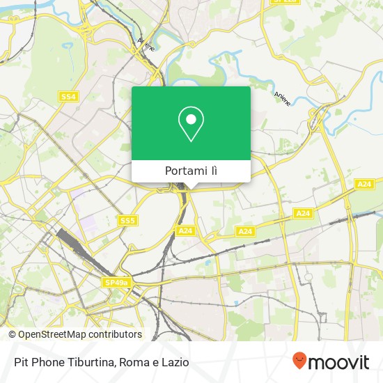 Mappa Pit Phone Tiburtina