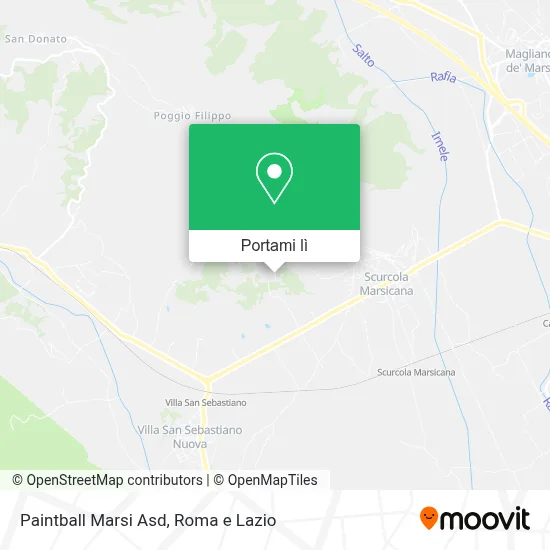 Mappa Paintball Marsi Asd