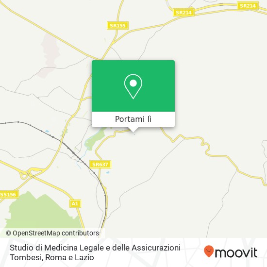 Mappa Studio di Medicina Legale e delle Assicurazioni Tombesi