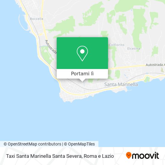 Mappa Taxi Santa Marinella Santa Severa