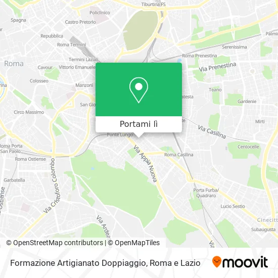 Mappa Formazione Artigianato Doppiaggio